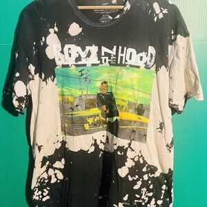 Boyz n the Hood Movie T-Shirt XL Black Bleach Tie Dye Ice Cube Graphic 2022 Colu